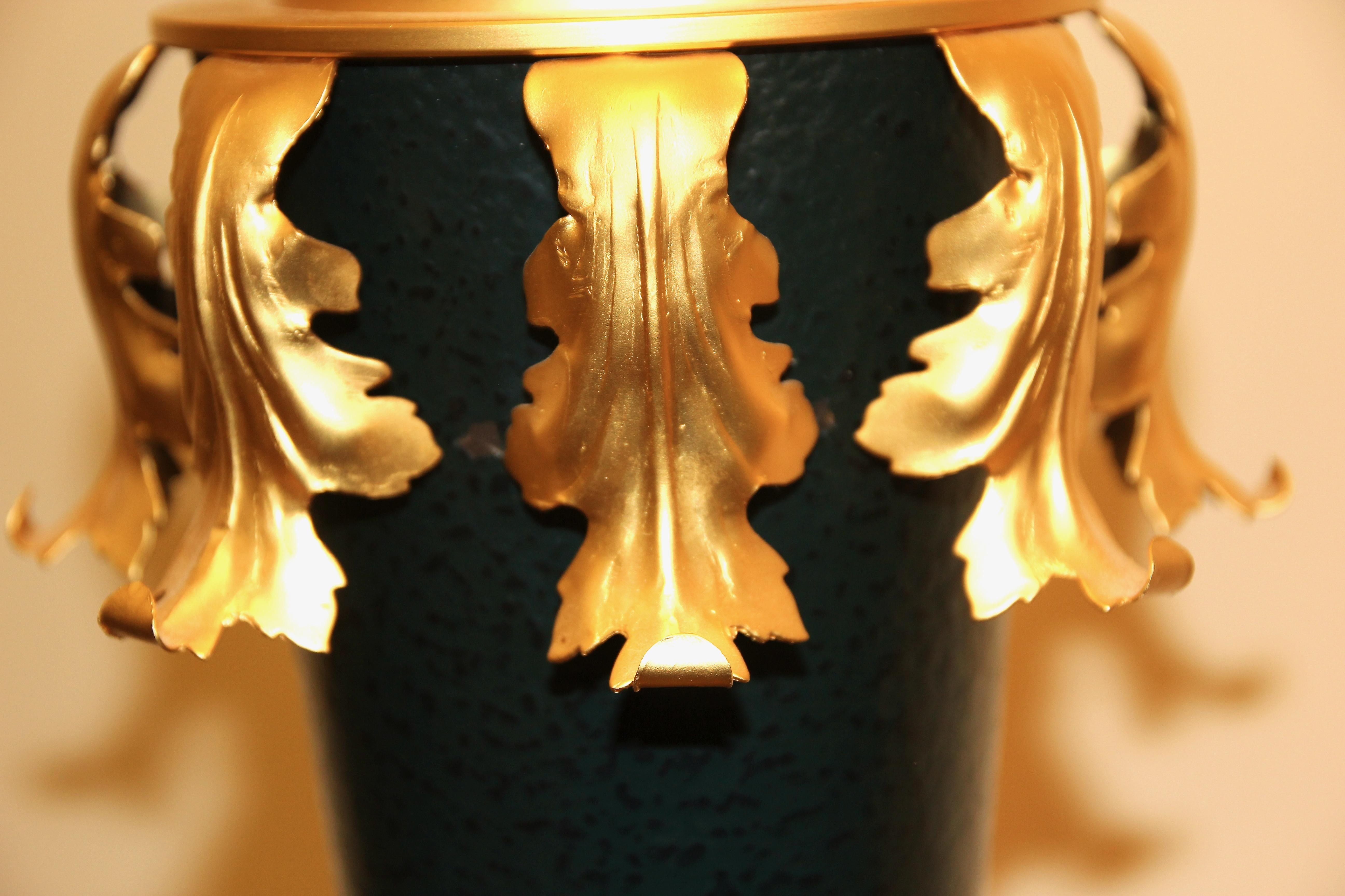 Paire de lampes décoratives:: de table:: de bureau:: 20ème siècle:: style antique 3