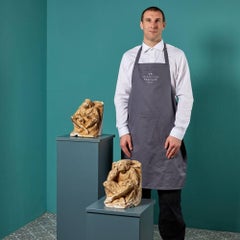 Pair of Decorative Victorian Plaster Corbel Figures