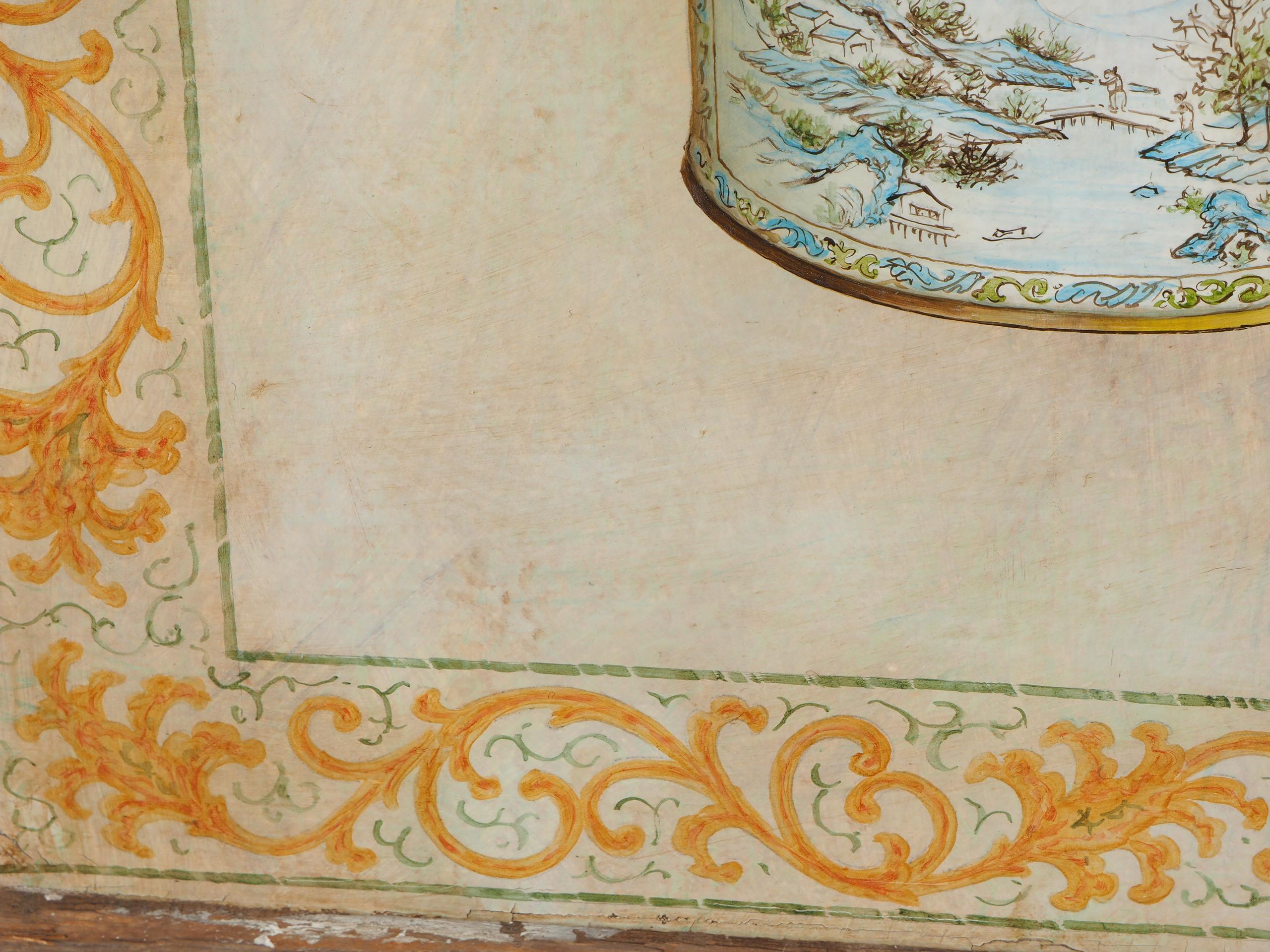 Pareja de óleos sobre lienzo decorativos vintage firmados Aceitado en venta
