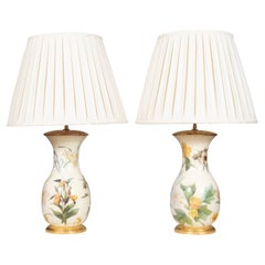 Pair Of Decoupage Table Lamps