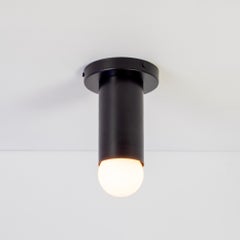 Deep Flush Mount Pair by Research.Lighting, Black, Made to Order