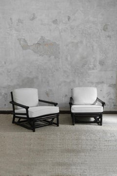 Pair of deep lounge chairs – Elinore & Jhon Mcguire San Francisco 1970