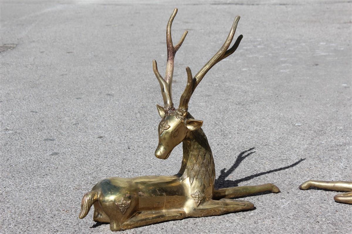 solid brass deer