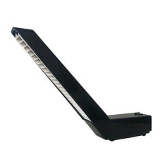 Coppia di lampade nere olandesi "Delamp" di Rob Wermenbol per interni, anni '80