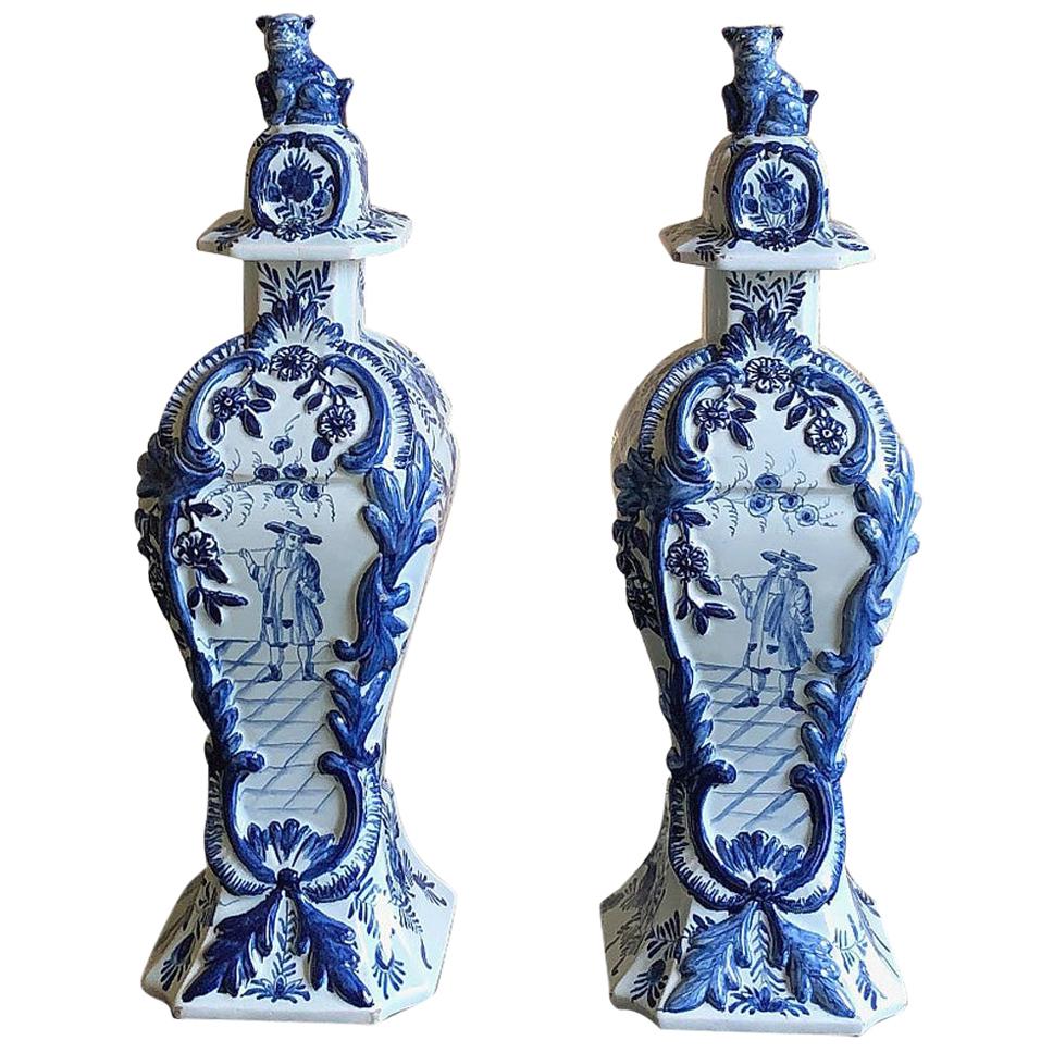 Dutch Delft Vases 31 For Sale on 1stDibs