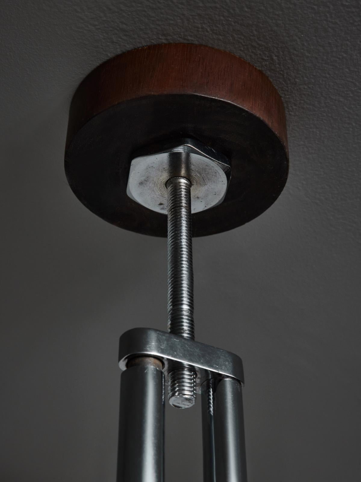 Français Paire de lampes de sol à plafond Delord & Garrault en vente