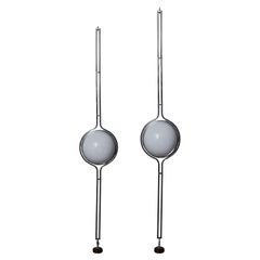 Pair of Delord & Garrault Floor to Ceiling Lamps