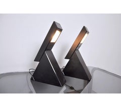 Pair of Delta Lamps by Mario Bertorelle, 1970s
