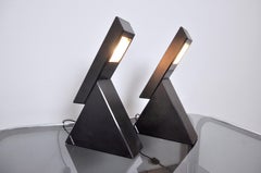 Pair of Delta Lamps by Mario Bertorelle, 1970s