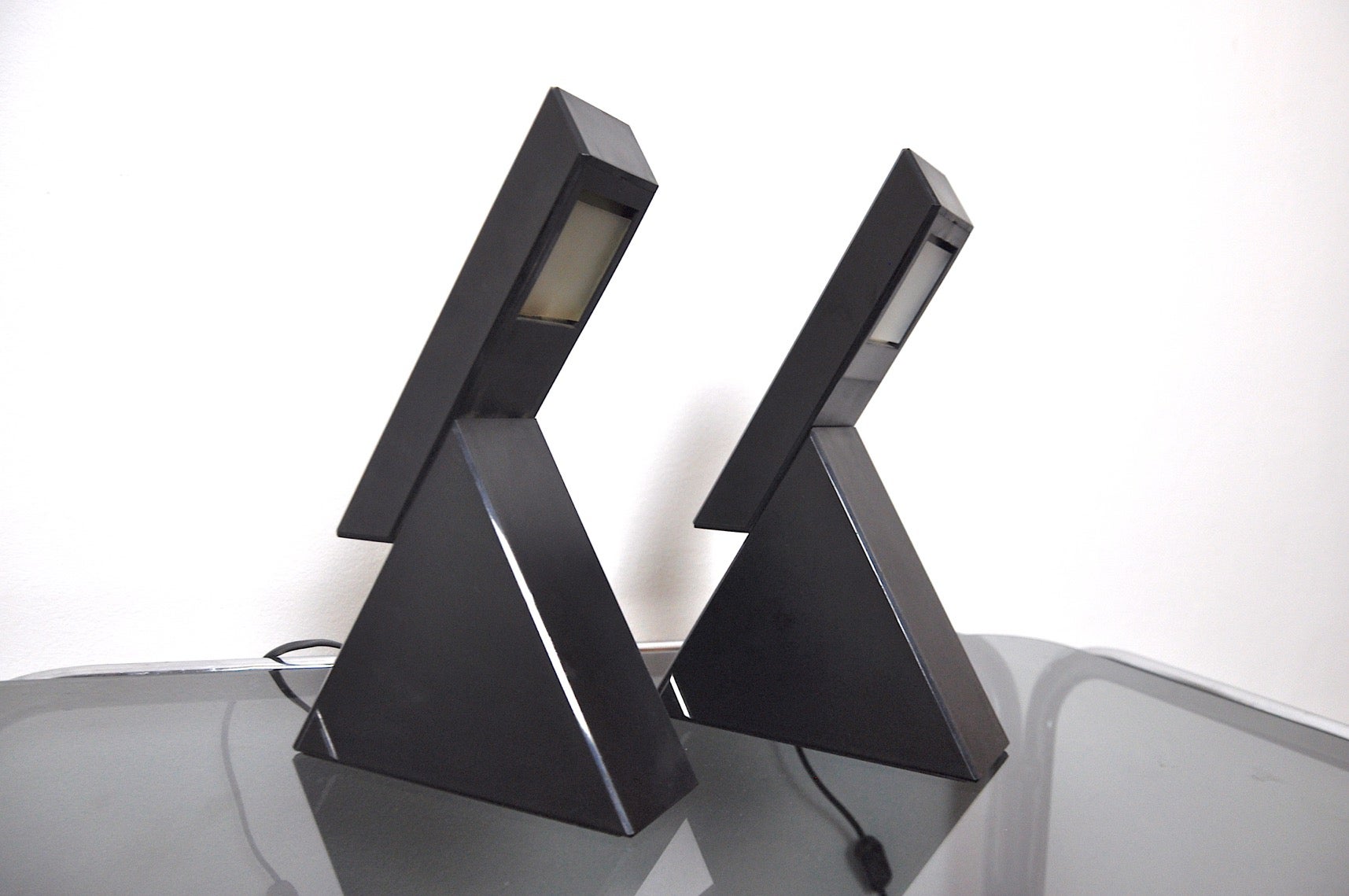 Delta-Lampen von Mario Bertorelle, 1970er Jahre, Paar