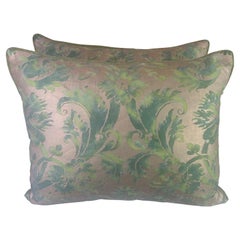 Pair of DeMedici Patterned Fortuny Pillows Pair of DeMedici Patterned Fortuny Pillows