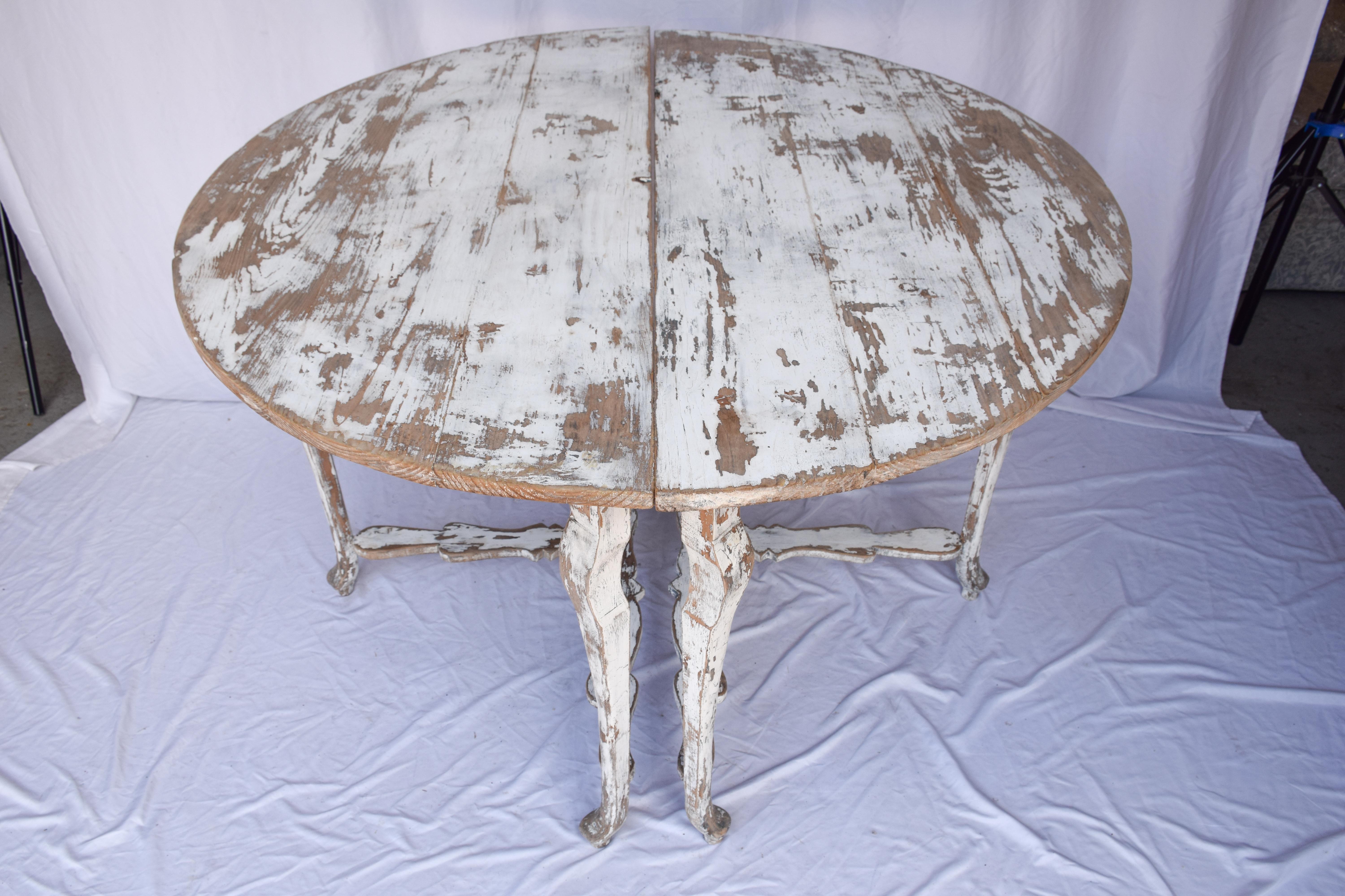 Wood Pair of Demi Lune Tables For Sale