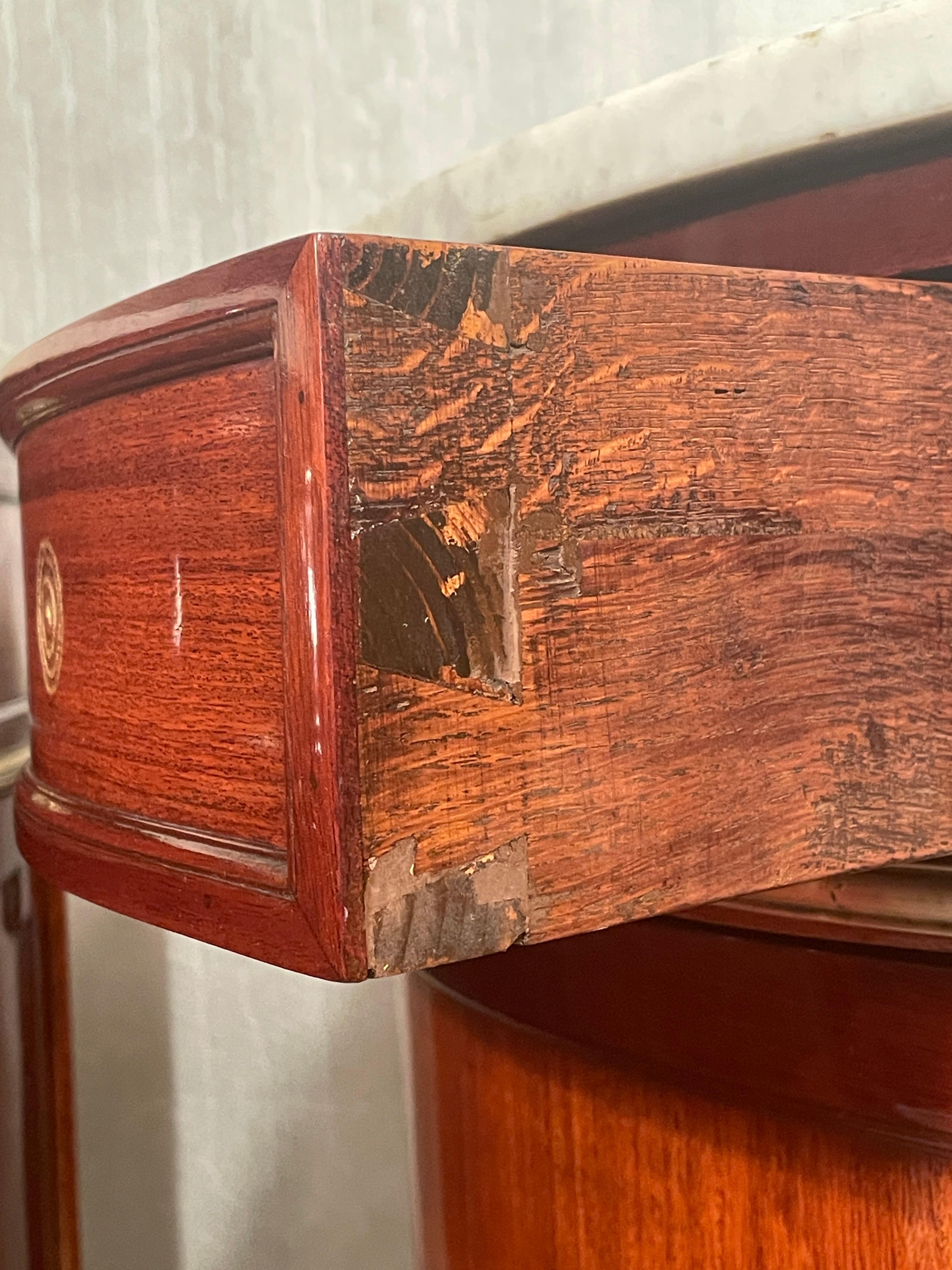 Pair of Demilune Cabinets, France 1800 in vendita 6