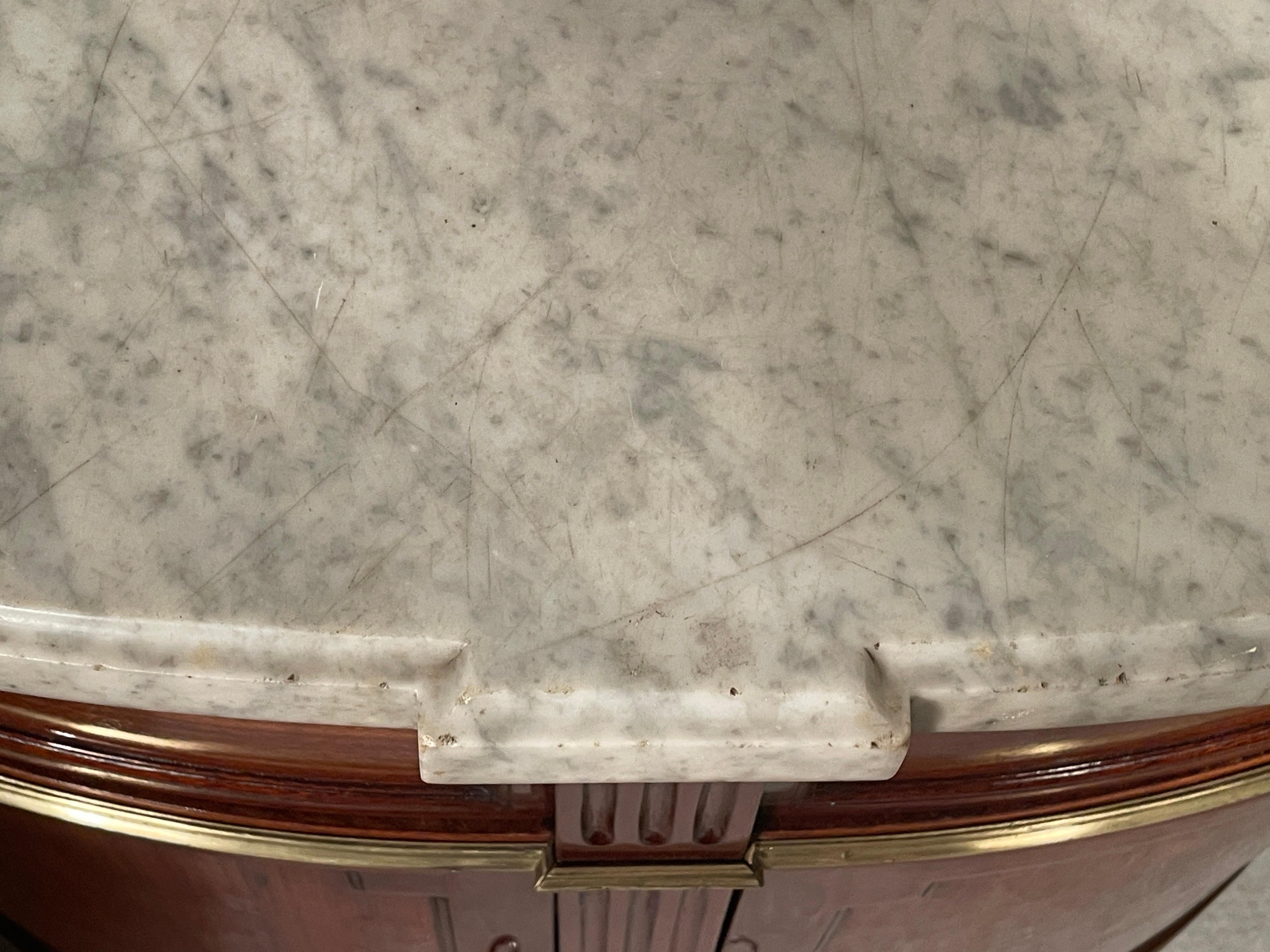 Pair of Demilune Cabinets, France 1800 in vendita 2