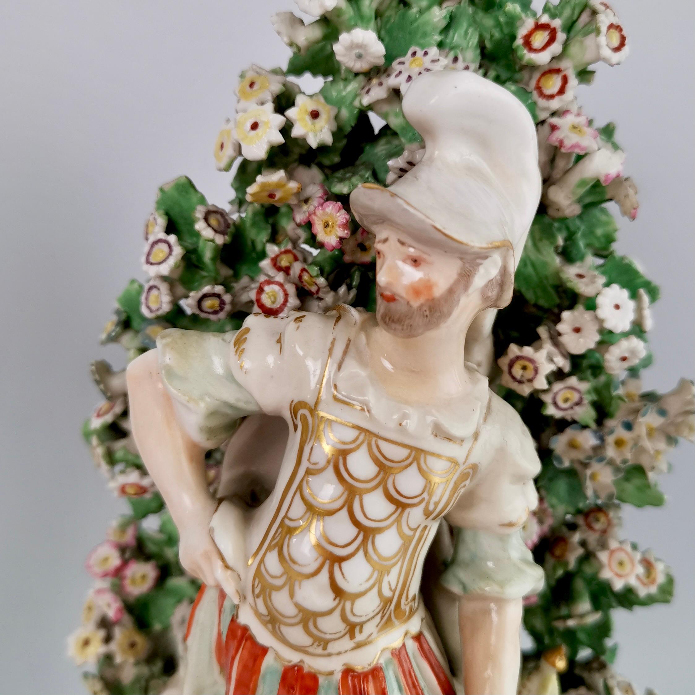 Pair of Derby Porcelain Figures of Mars and Venus, Rococo, 1759-1769 In Good Condition In London, GB