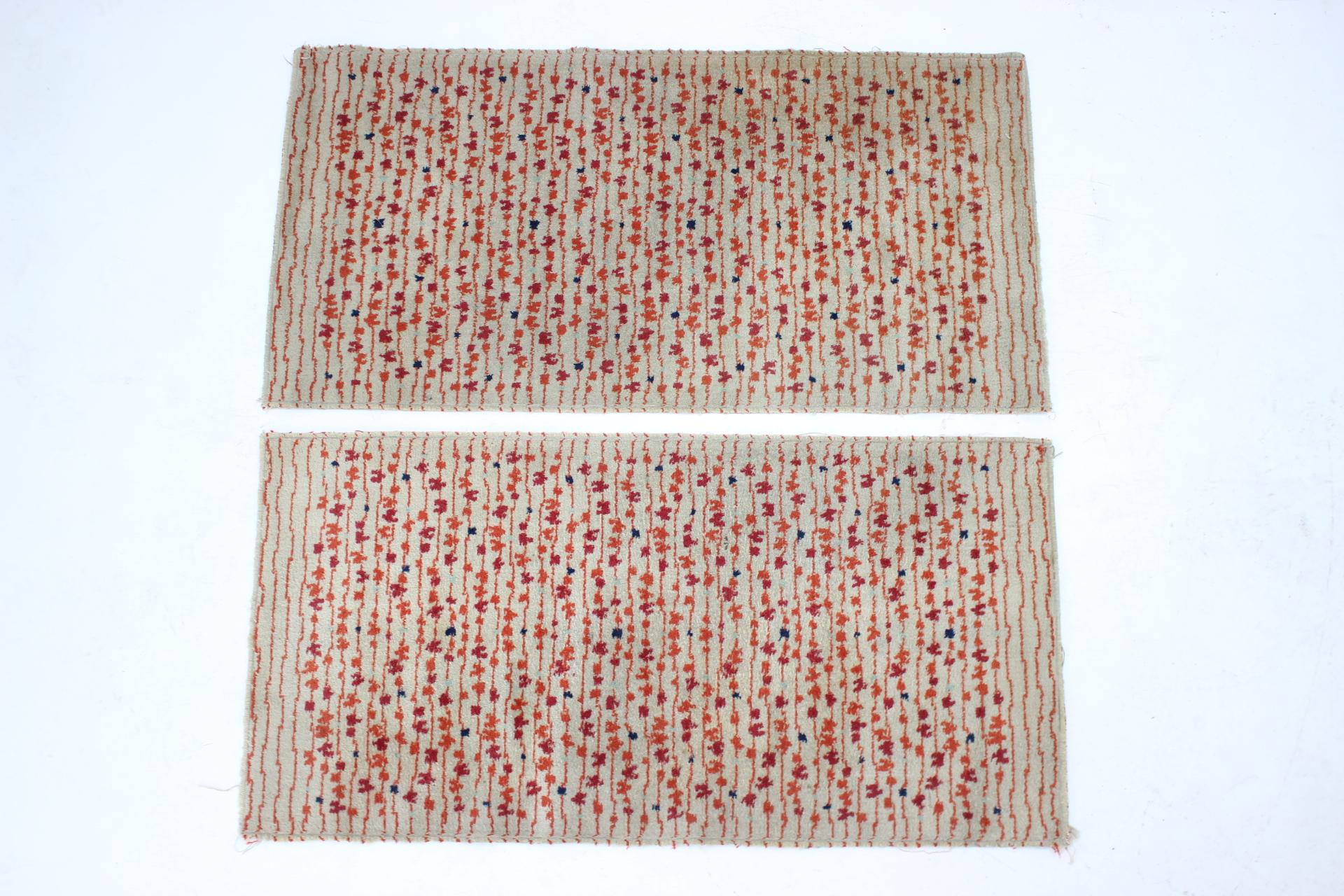 Mid-Century Modern Pair of Design Abstract Modernist Carpets / Rugs, 1960s For Sale