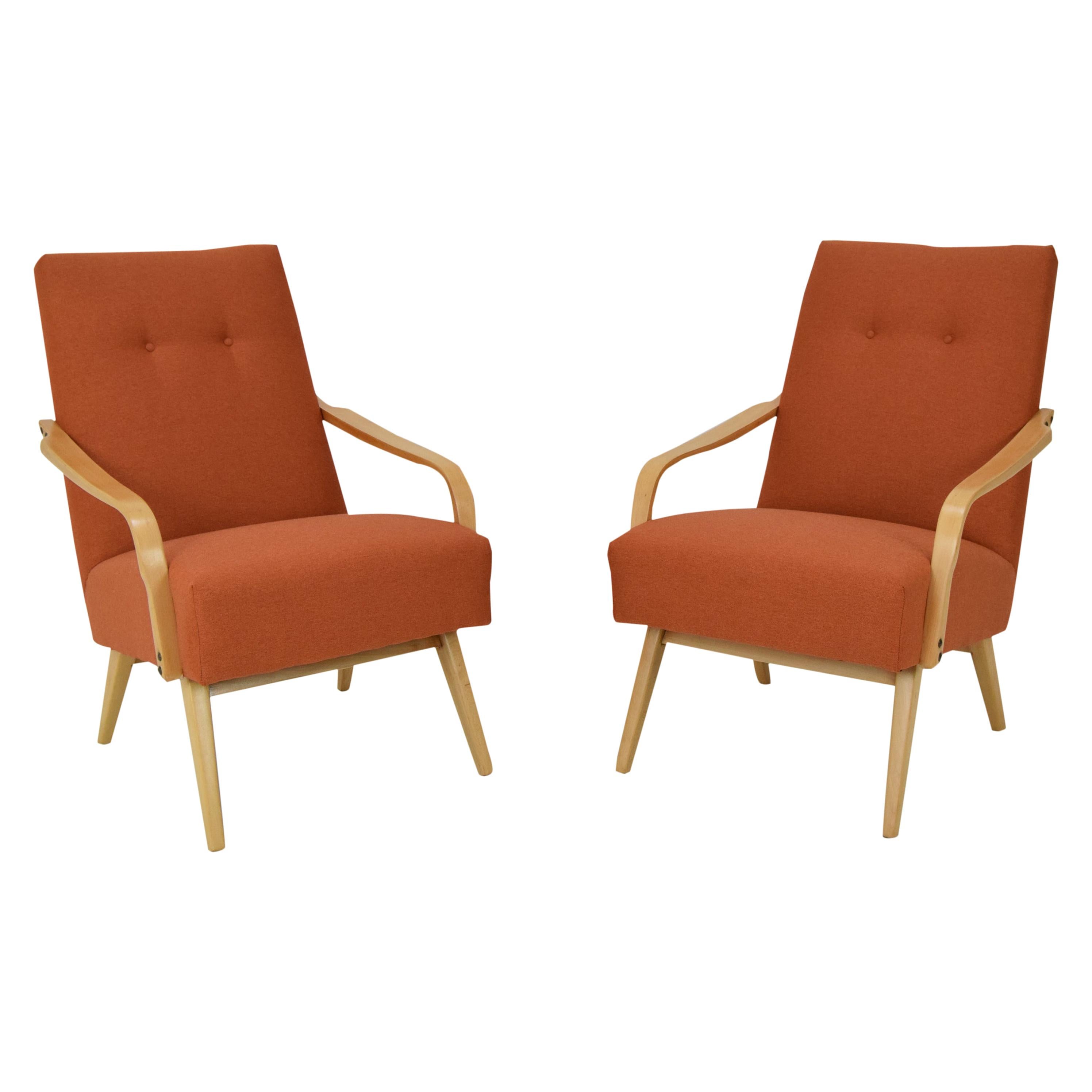 Pair of Design Armchairs, 1970‘s For Sale