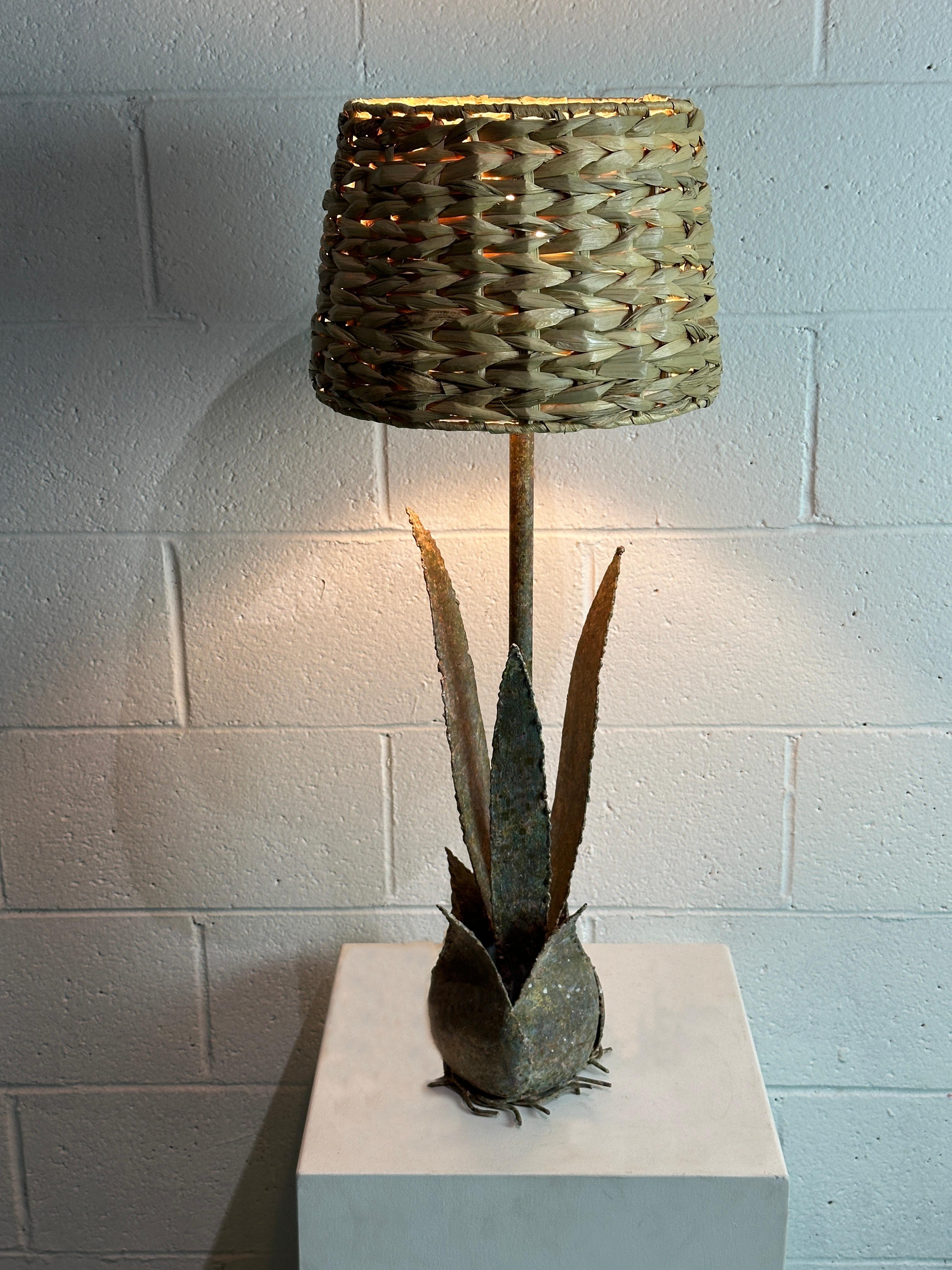 Hollywood Regency Pair of Design Cactus Lamps For Sale