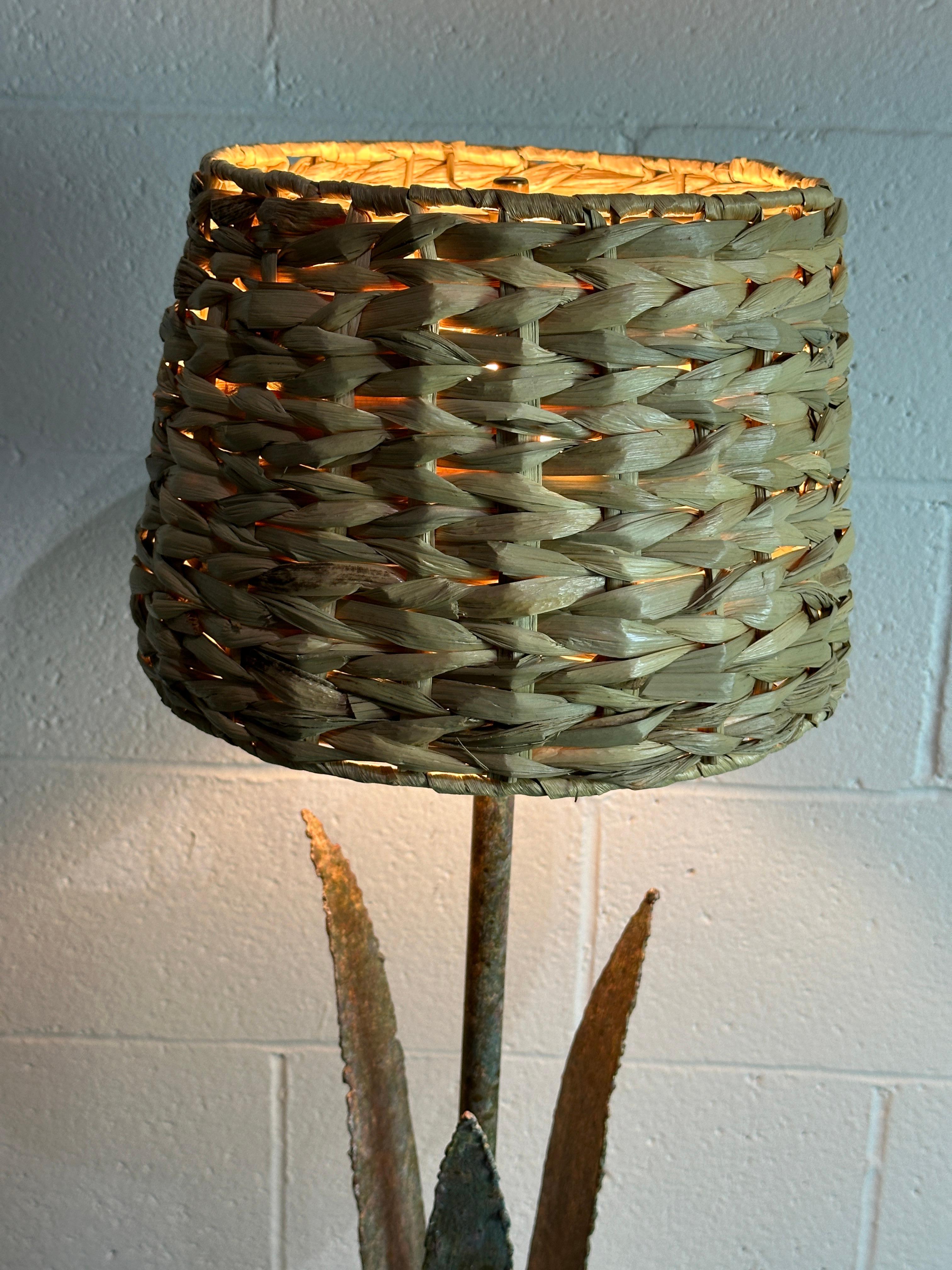 Pair of Design Cactus Lamps In Excellent Condition In Pasadena, CA