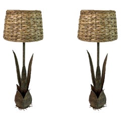 Paar Design-Kactus-Lampen