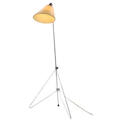 Pair of Design chrome Midcentury Space Age Floor Lamps by Josef Hůrka, 1960s Pair of Design chrome Midcentury Space Age Floor Lamps by Josef Hůrka, 1960s