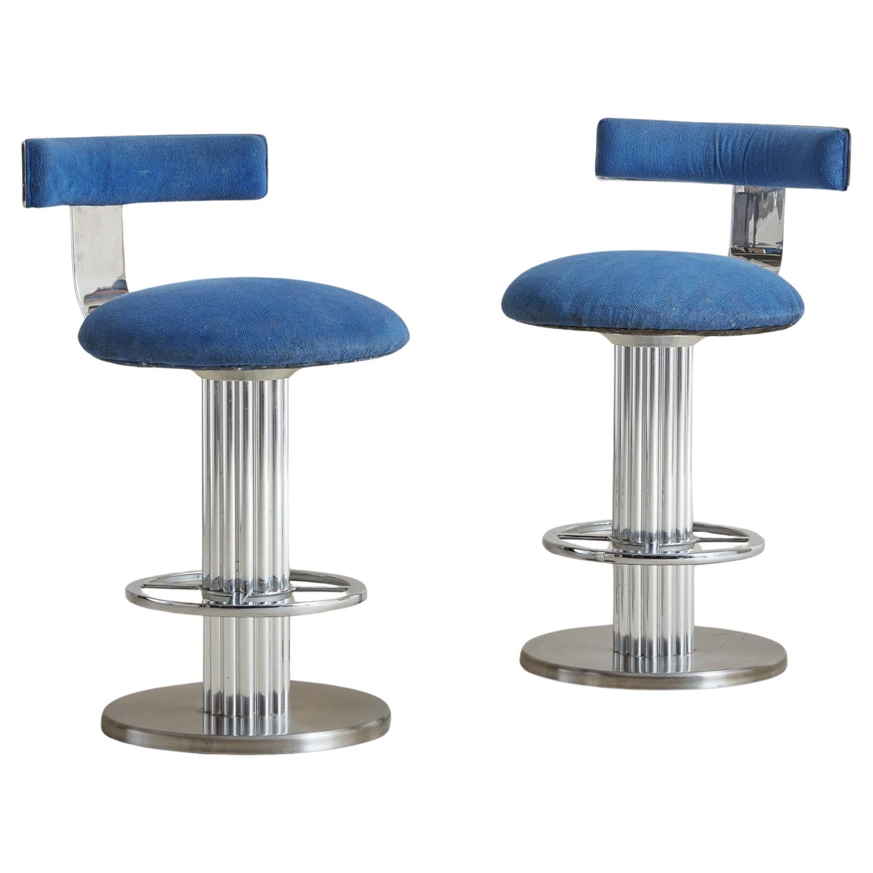 Pair of Design for Leisure Stools For Sale