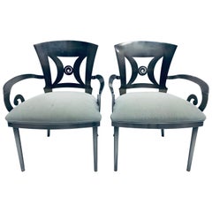 Pair of Design Institute of America DIA Dining or Occasional Chairs