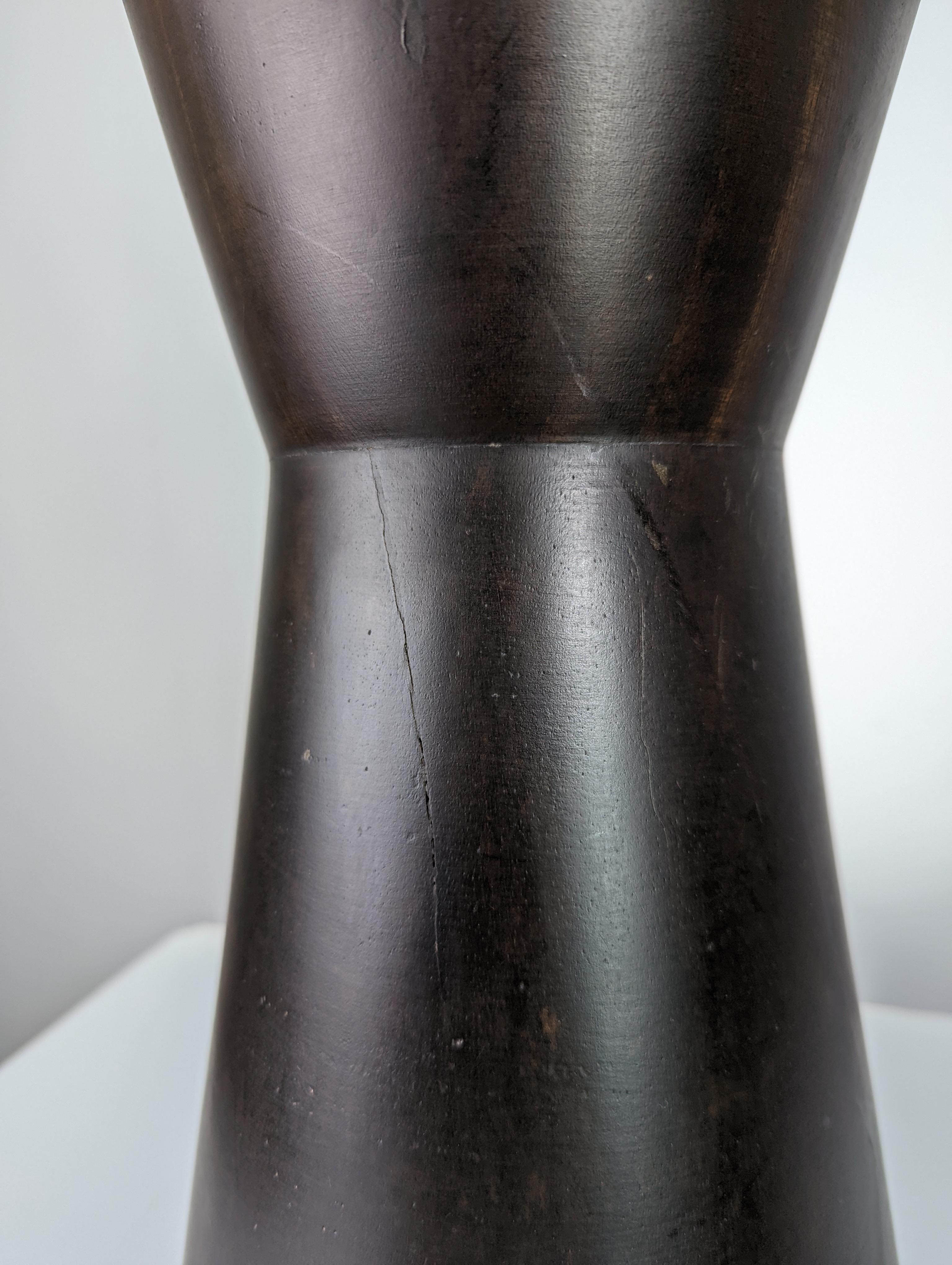 Pair of Design Lamps in Wood by La Fibule France, 1980s 5