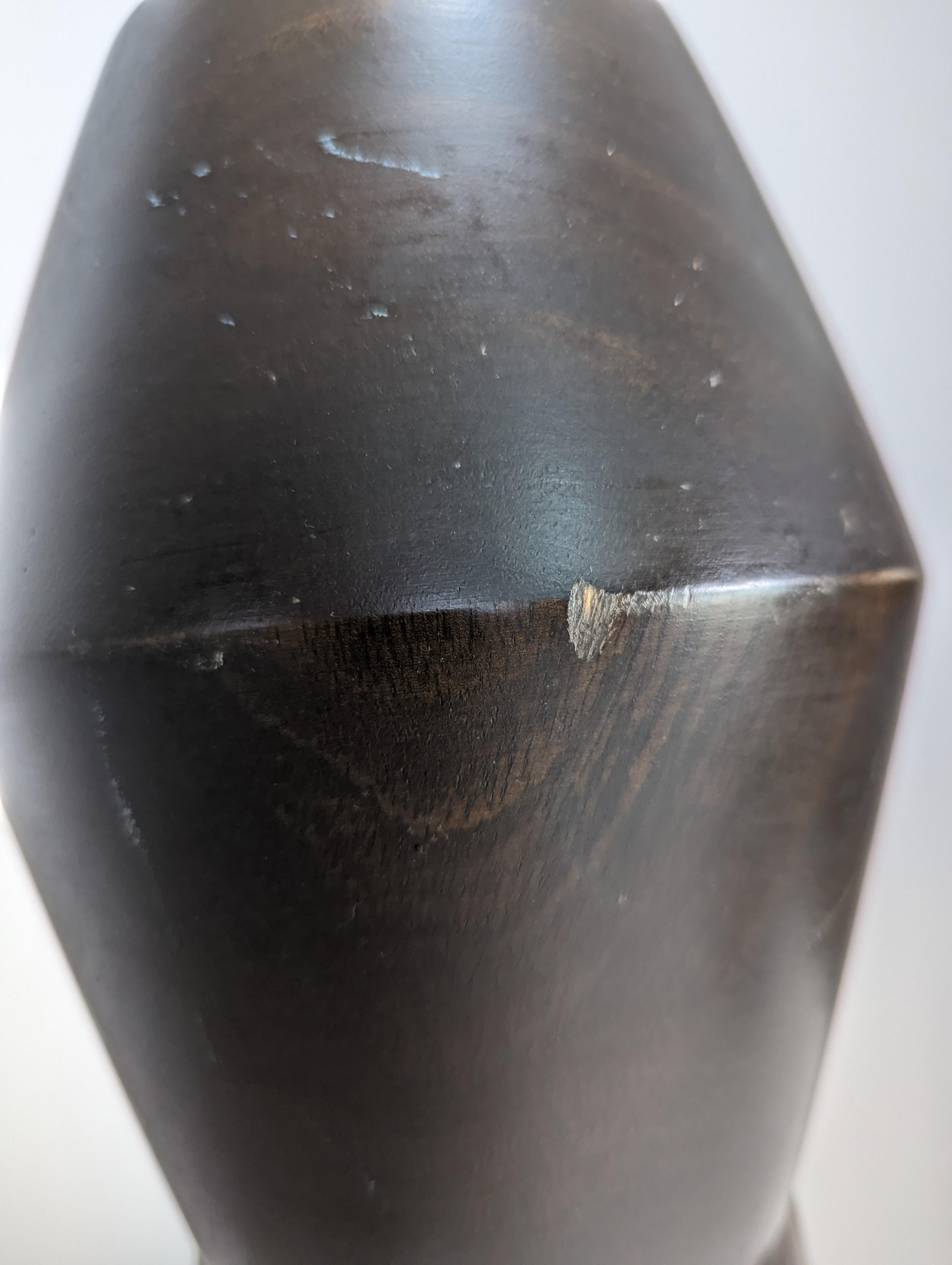 Pair of Design Lamps in Wood by La Fibule France, 1980s 3