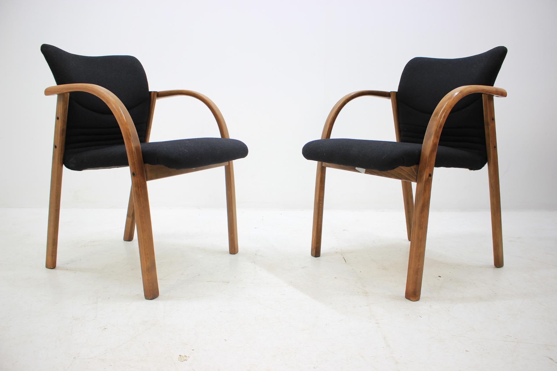 Mid-Century Modern Pair of Design Office / Chairs, 1980s For Sale