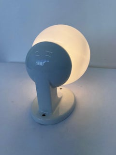 Pair of DESIGN porcelain and glass Bauhaus wall lamps - 1930s