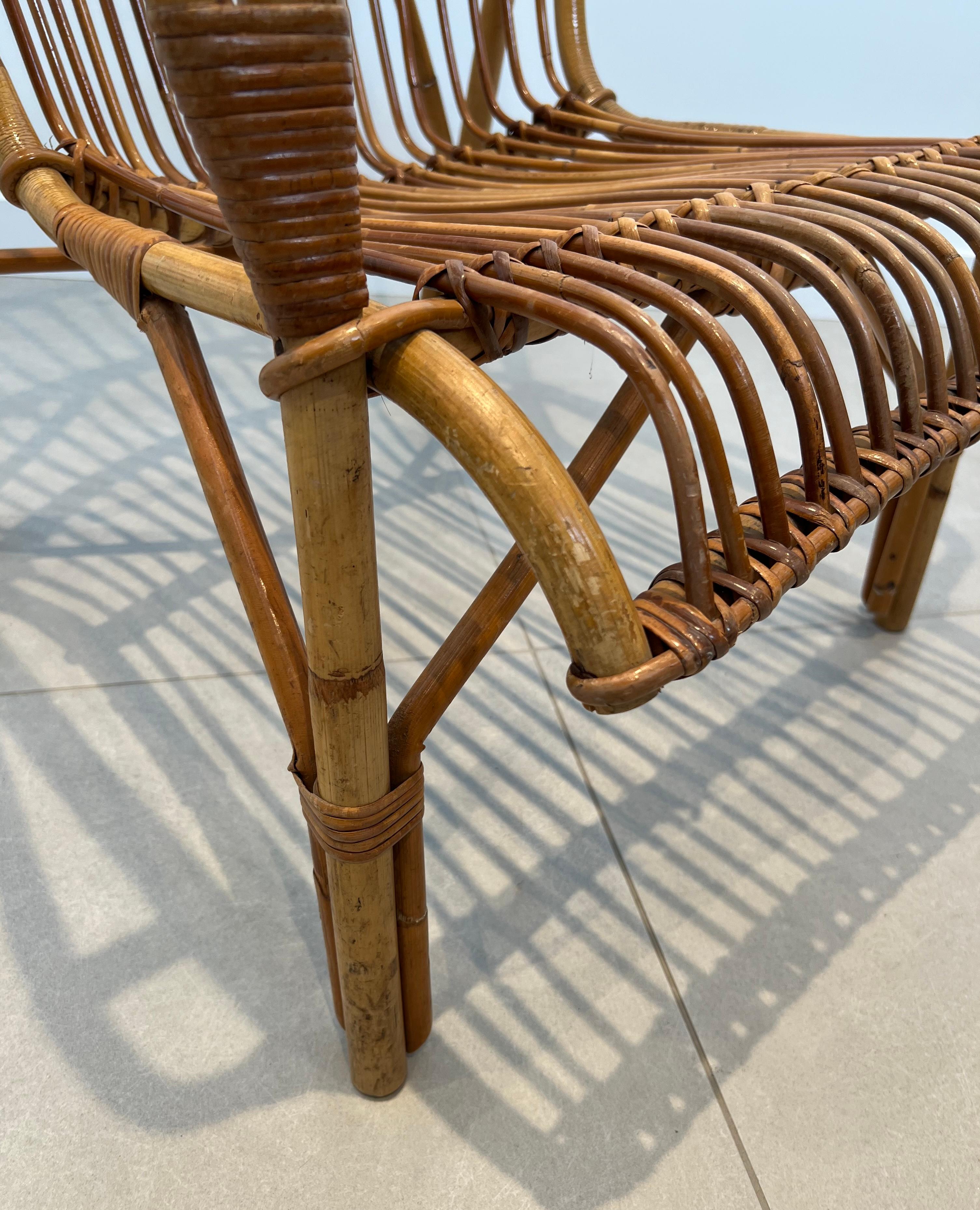 Paar Design Rattan-Sessel im Angebot 5