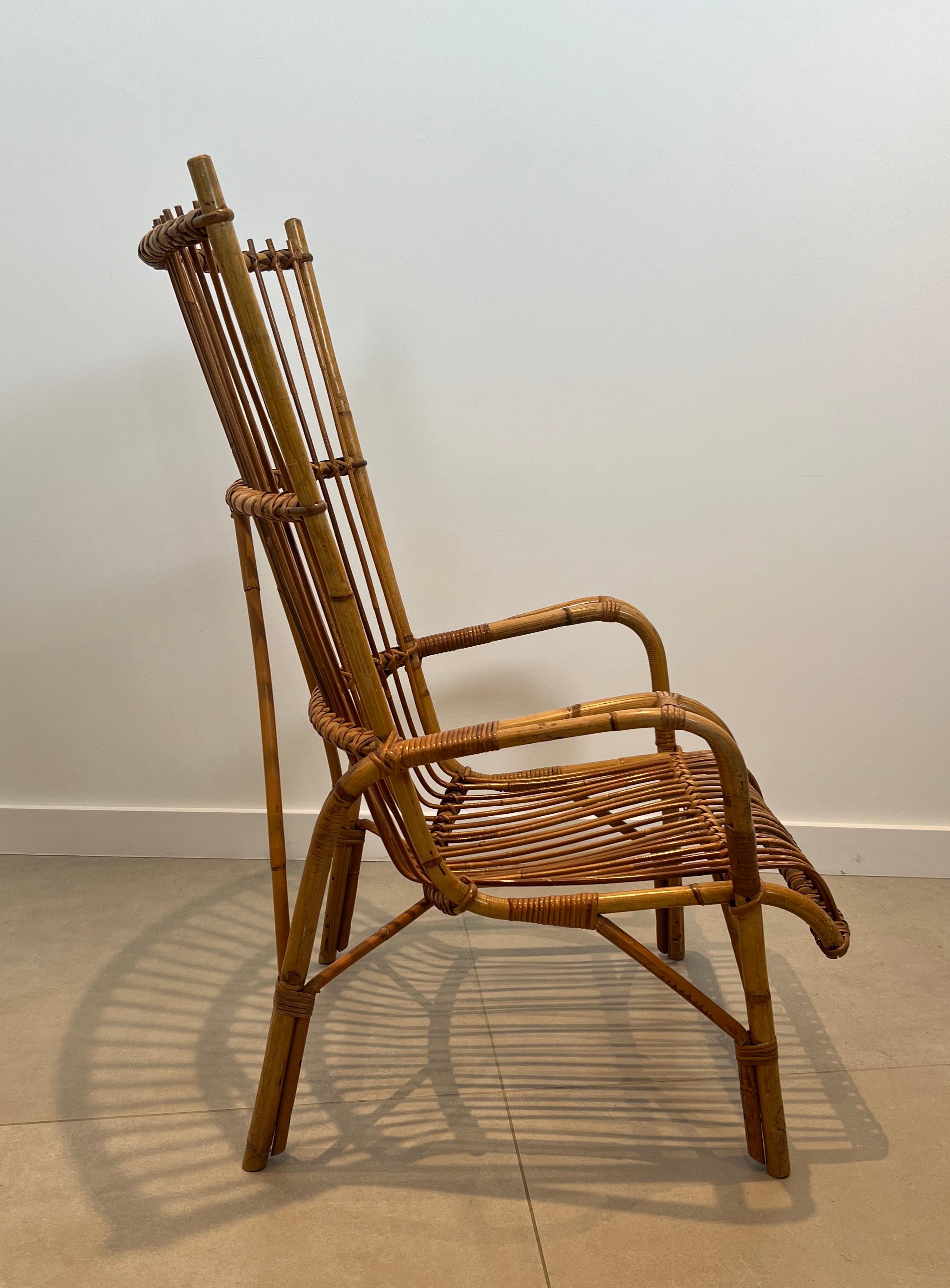 Paar Design Rattan-Sessel im Angebot 8