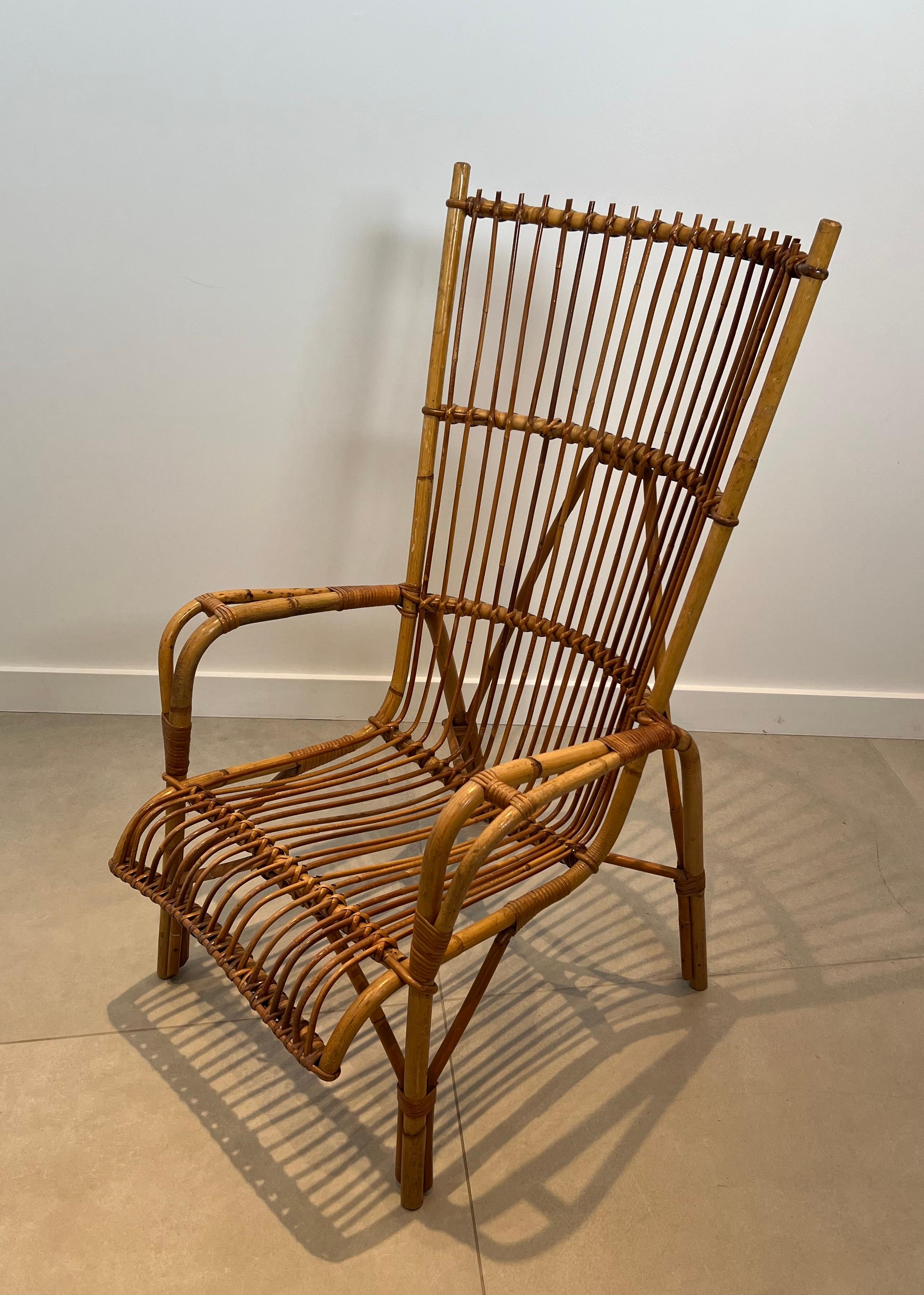 Paar Design Rattan-Sessel im Angebot 13