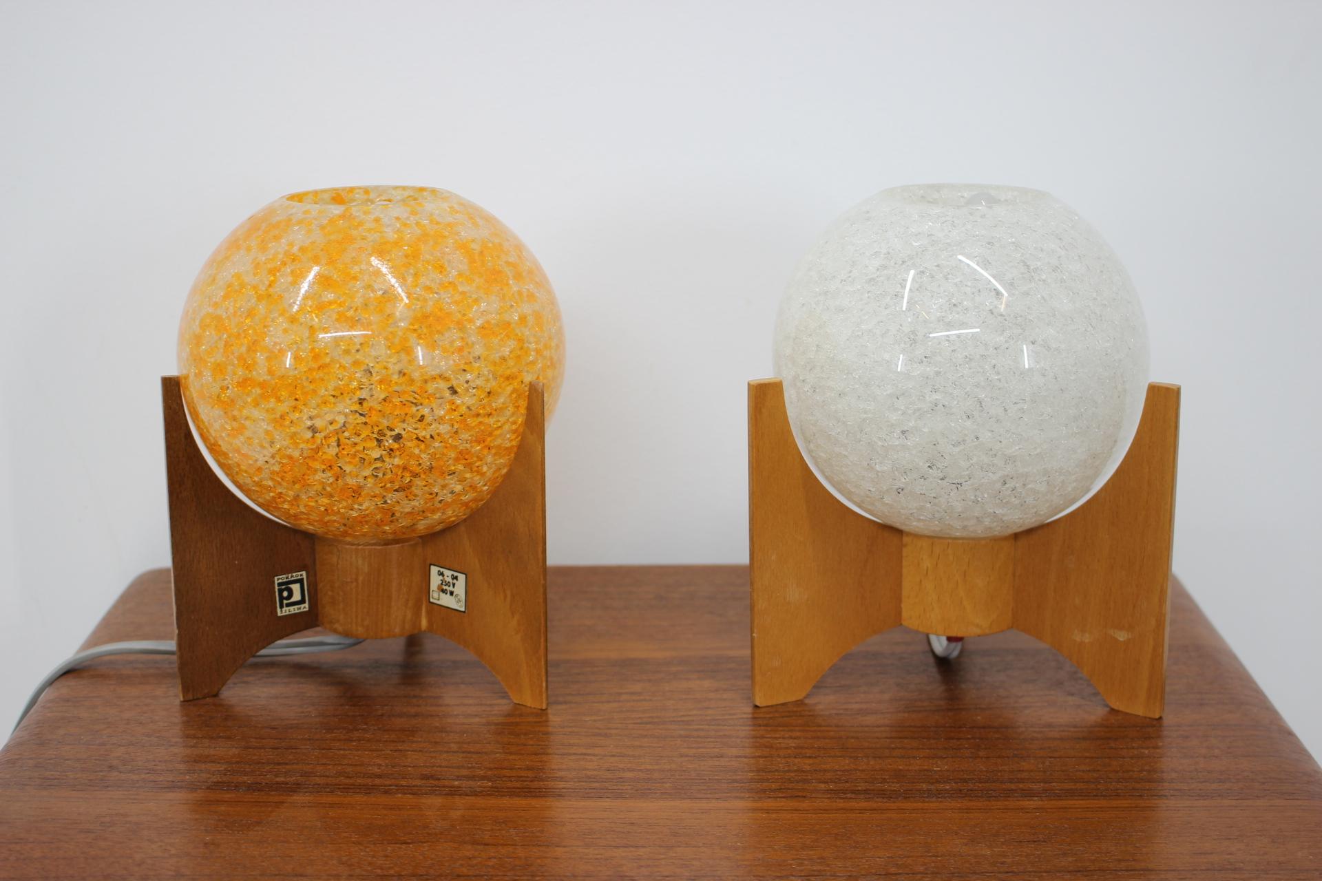 Mid-20th Century Pair of Design Table Lamps 