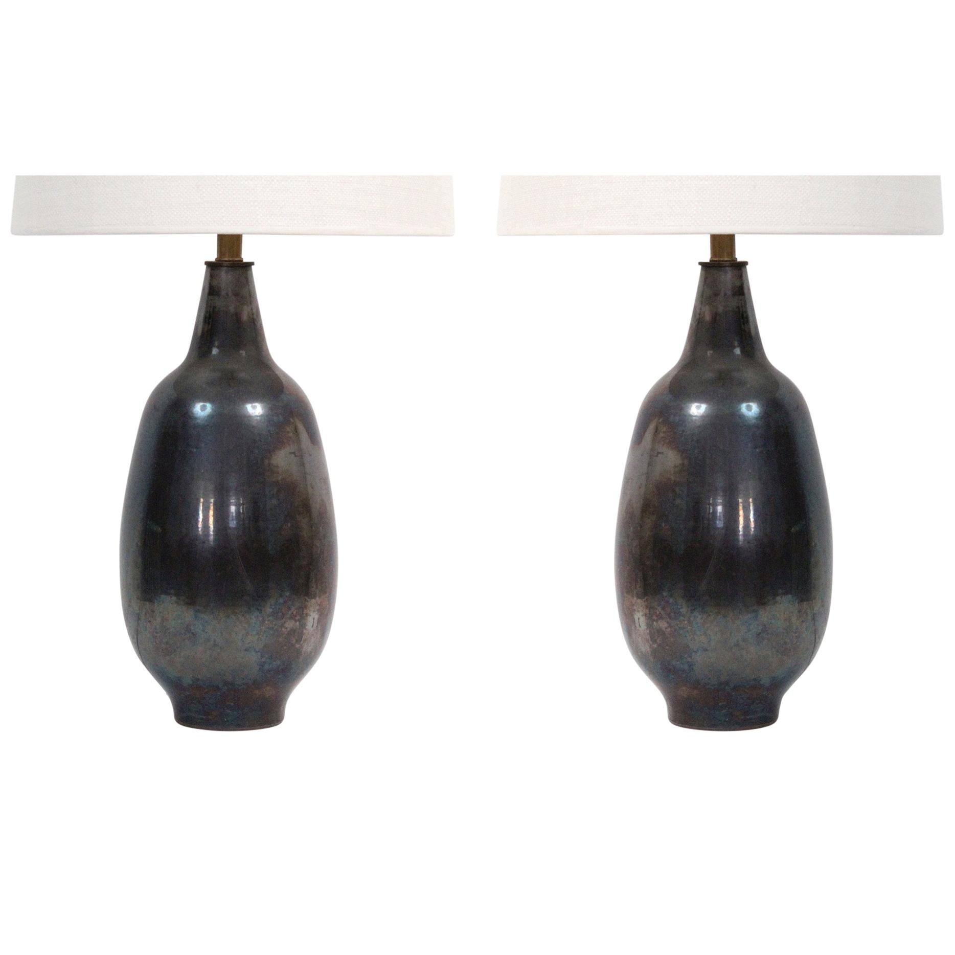 Pair of Design Technics Ceramic Lamps