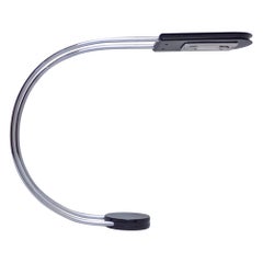 Vintage Wall Sconces, Metal and Enamel with Chrome Finish, 1970 Circa