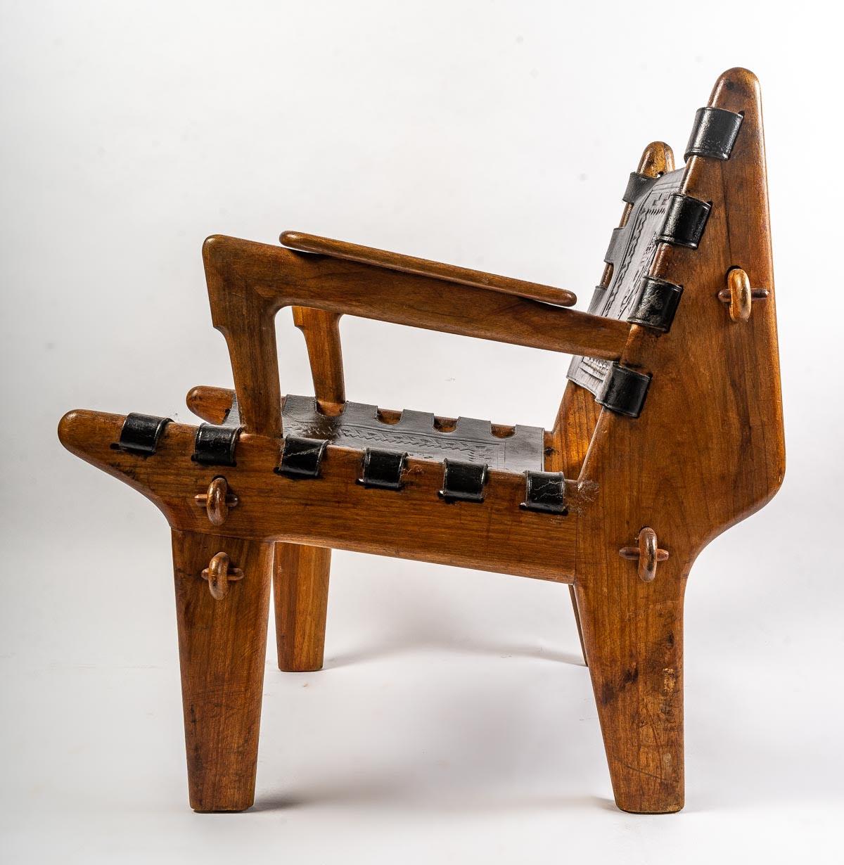 Pair of Designer Armchairs by Angel Pazmino 2