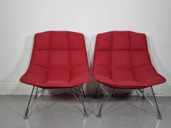 Pair of Designer Lounge Chairs by Jehs + Laub for Knoll Studio