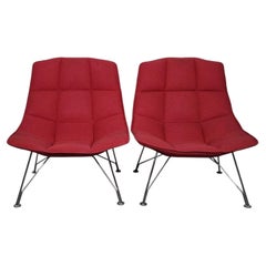 Paire de fauteuils design signés Jehs + Laub pour Knoll Studio