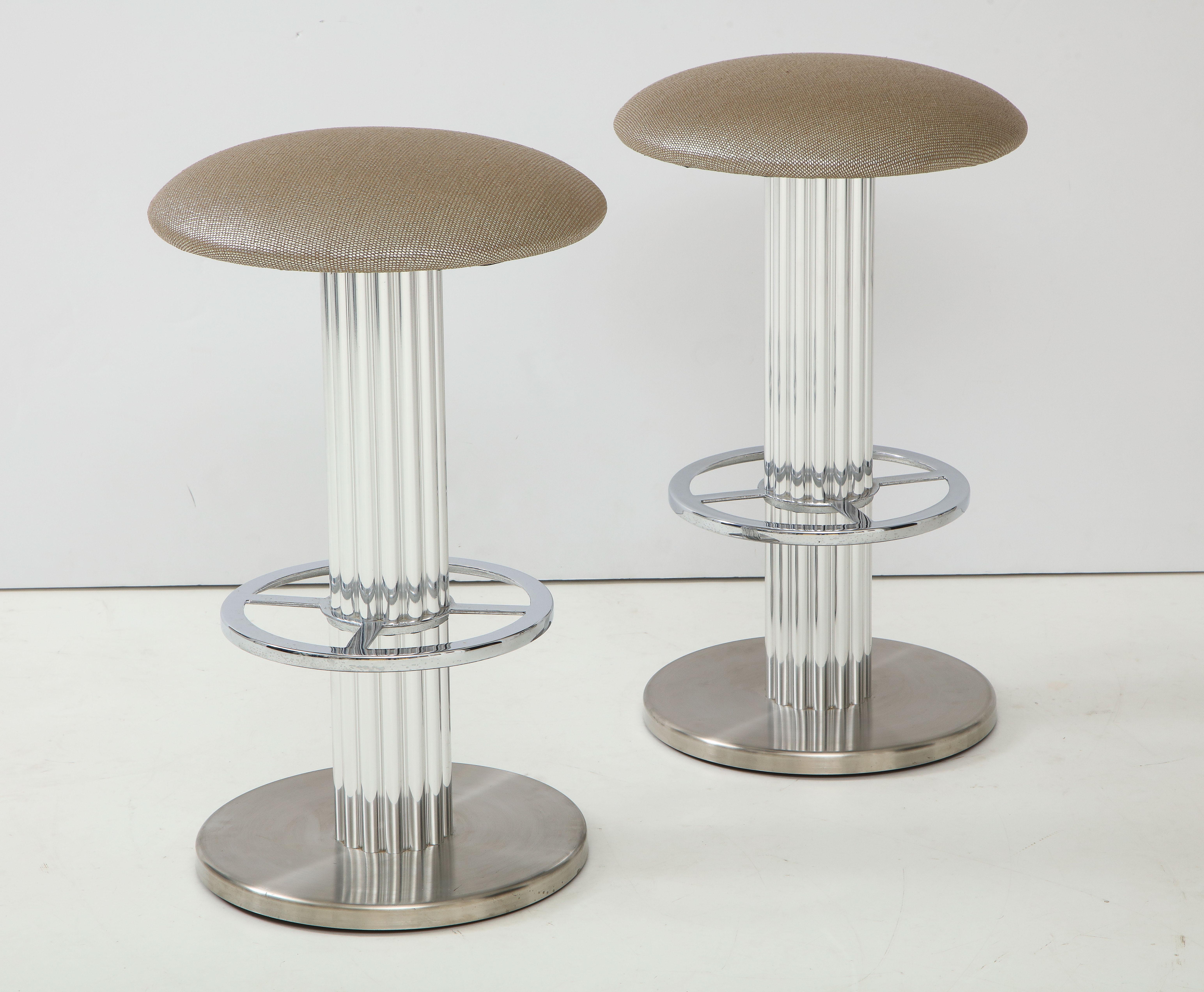 American Pair of Designs for Leisure Bar Stools
