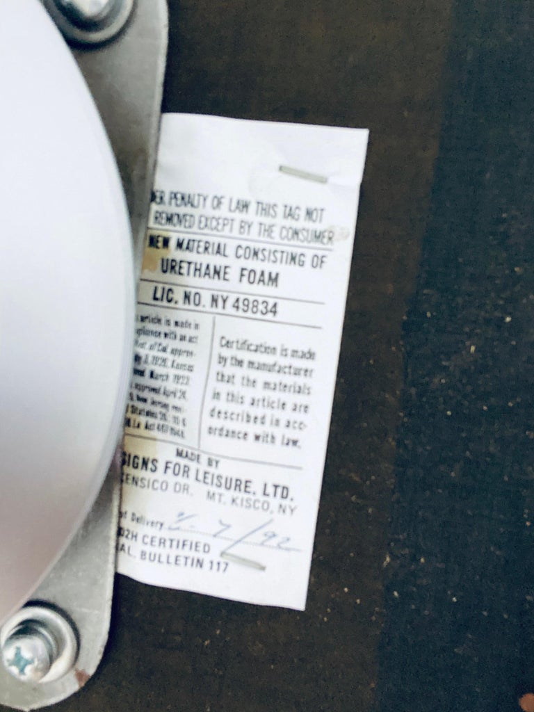 Pair of Designs for Leisure Blue UltraSuede Bar Stools at 1stDibs