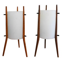 Pair of Desk Lamps by Alfaplex of Italy, circa 1960