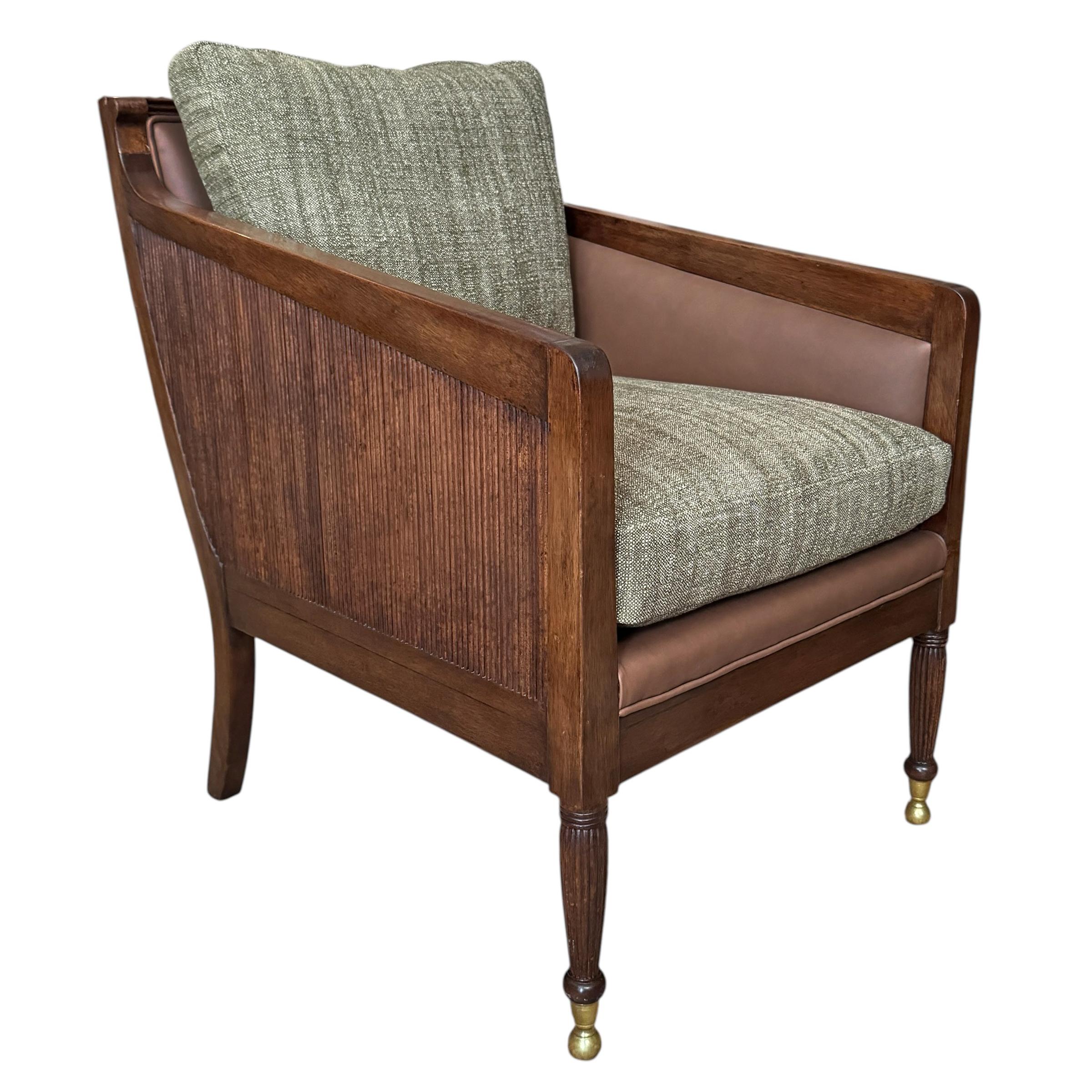 Ein Paar Dessin Fournir Nelson Bergere Stühle (Edwardian) im Angebot