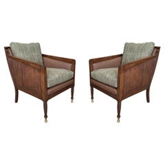 Wood Club Chairs