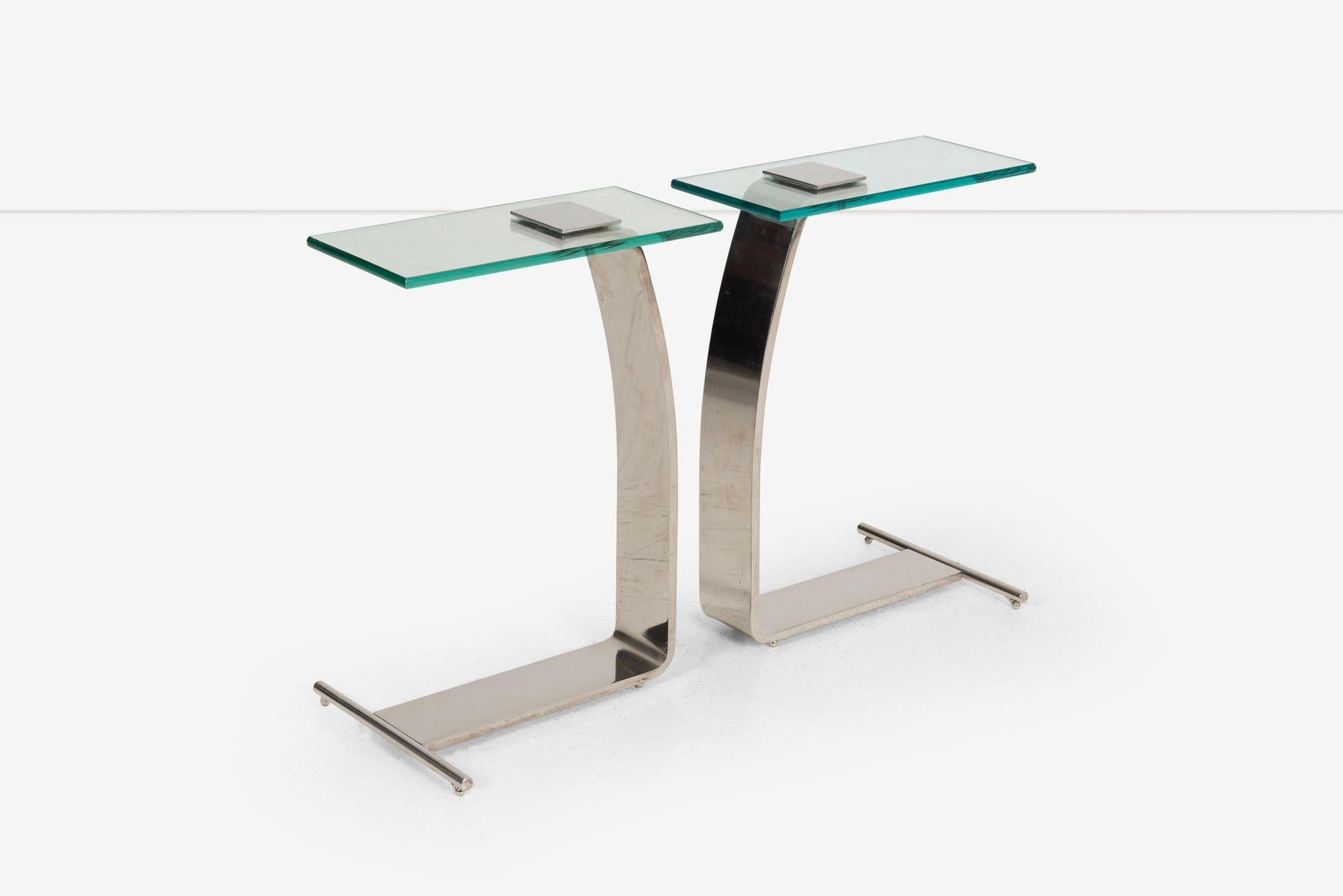 Pair of DIA Drink Tables For Sale 4