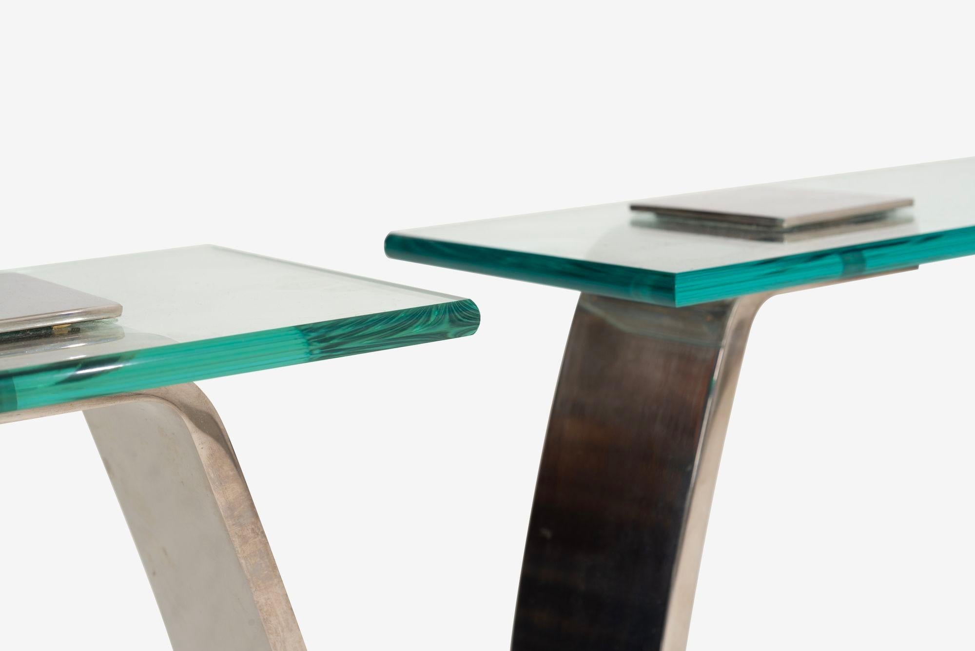 Pair of DIA Drink Tables For Sale 5