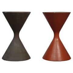 Paire de jardinières Diabolo de Willy Guhl, 1970