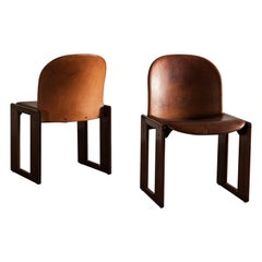 Pair of Dialogo Chairs by Afra and Tobia Scarpa for B&B Italia, Italy, 1970s
