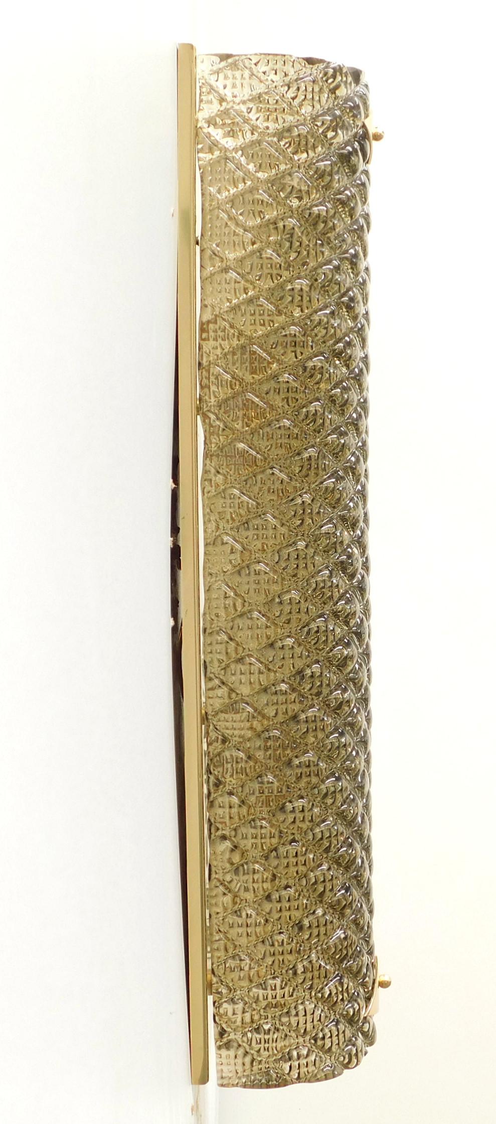 Mid-Century Modern Pair of Diamante Sconces by Fabio Ltd For Sale